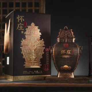怀庄 青铜器 53度酱香型白酒 1.5L 礼盒装