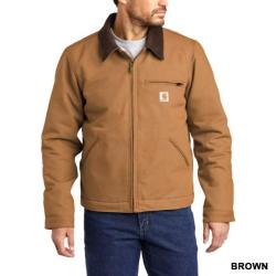carhartt 经典棕色 Detroit 工装夹克 男士 Relaxed Fit L码 103828