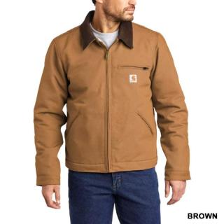 carhartt 经典棕色 Detroit 工装夹克 男士 Relaxed Fit L码 103828