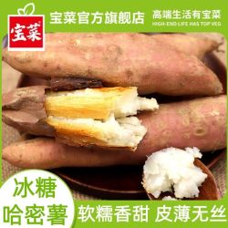 宝菜 5斤哈密冰糖薯白心红薯新鲜蜜薯糖心蜜薯沙地地瓜
