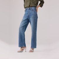 88VIP：Levi's 女士美式复古百搭Ribcage高腰修身直筒休闲牛仔裤