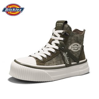 Dickies 水洗牛仔高帮帆布鞋子男2026秋季新款厚底饼干男士板鞋RX