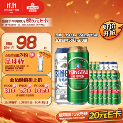 青岛啤酒 啤酒组合装  501mL-999mL