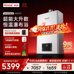 林内 JSQ47-GD31 智慧恒温 24L 天然气 燃气热水器