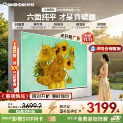 长虹 D7S 65英寸超薄壁纸壁画电视MiniLED高清液晶家用防眩光护眼
