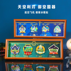 赋闲 东风5C/17/31BJ/61冰箱贴徽章金两用属航空护国重器长空利刃饰品 冰箱徽章2用--东风5C