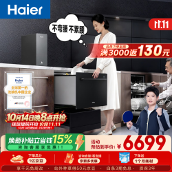 海尔 抽屉式T1 洗碗机嵌入式 消毒洗烘一体机ECW855GHU1