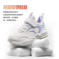 安踏 临风系列 加绒保暖 象牙白 36码 儿童棉鞋