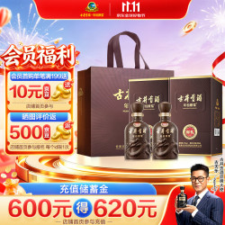 古井贡酒 年份原浆 第6代 献礼版 50%vol 浓香型白酒 500ml*2瓶 双支装
