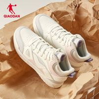 百亿补贴:乔丹 板鞋女鞋2025秋季新款百搭时尚潮流高帮革面透气休闲鞋运动鞋