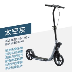 迪卡侬 滑板车成人折叠专业便携通勤成年两轮代步车大人划板车ENR1