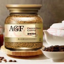 AGF 奢华咖啡店 Maxim马克西姆 冻干速溶黑咖啡 80g
