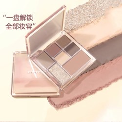 橘朵 玩趣七色眼影盘腮红高光修容大地色综合盘梦核海洋蓝