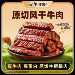 牛胖胖 内蒙古特产风干手撕牛肉干香辣孜然原味独立包装休闲零食