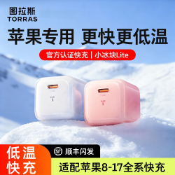 图拉斯 小冰块Lite适用苹果17充电器快充45w