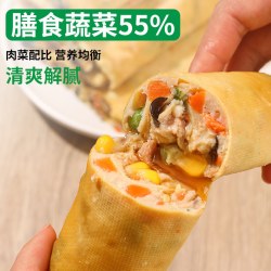 八千步 鸡肉膳食豆皮肉卷即食健康早餐代餐饱腹零食鸡胸肉卷70g
