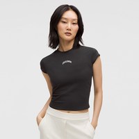 lululemon 女士棉混纺短款短袖 T 恤 *学院风丨lululemon丨LW3IX2S