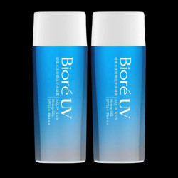 碧柔 Biore碧柔水活防晒优护水凝露90ml*2瓶 防水身体隔离