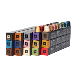 NESPRESSO 全明星系列 意式浓缩黑咖啡胶囊 150颗加赠杯子