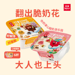 乐纯 翻！游乐碗  草莓黑巧 6杯装 谷物酸奶碗