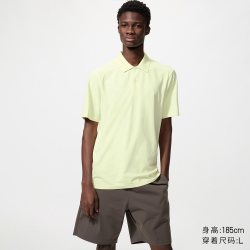 优衣库 DRY-EX速干POLO衫/短袖优衣库男女装T恤运动透气482305