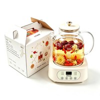 正迈 0胶水加厚全玻璃养生壶烧水壶花茶壶煮茶器保温壶甜品燕窝炖煮壶
