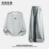 马克华菲 男士重磅棉卫衣卫裤套装