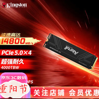 金士顿 FURY 1T 2T 4T SSD固态硬盘 M.2接口NVMe PCIe 5.0×4
