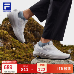 斐乐 BOA雪狼3+ 户外跑鞋 星白 44