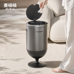 麦桶桶 智能感应酒杯客厅垃圾桶可移动免弯腰大容量自动吸附