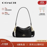 COACH 女士CAREY斜挎包黑色CEA02礼物