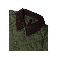 Barbour 男女同款夹克绿色柔软保暖MQU0240 OL71