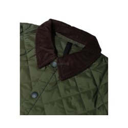 Barbour 男女同款夹克绿色柔软保暖MQU0240 OL71