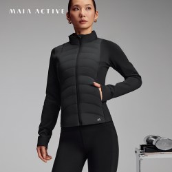 MAIA ACTIVE MSculpt®线雕羽绒鹅鸭绒户外跑步外套 MAIAACTIVE