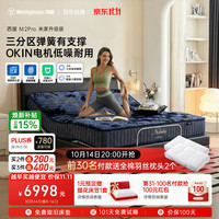 西屋电气 M2Pro 电动床+分区弹簧床垫 星云蓝 180*200cm 升级款