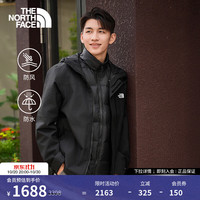 北面 防风防水 男士冲锋衣 羽绒马甲内胆 JK3/宇宙黑 M /170