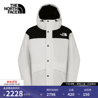 北面 羽绒服男Mountain防水600蓬羽绒|8FGH ROU/沙丘白 M /170
