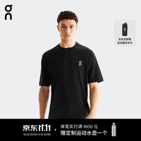 昂跑 Club-T 男款经典运动风柔软亲肤舒适休闲T恤 Black 黑色 L