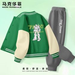 马克华菲 儿童棒球服外套+运动卫裤套装