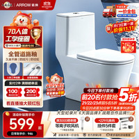 箭牌 AE1021系列 喷射虹吸防臭 400mm坑距 连体坐便器
