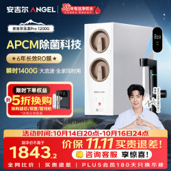 安吉尔 净水器家用厨下式过滤器母婴直饮机 5年RO反渗透玉龙Pro1200G 0陈水 J3673-ROC150