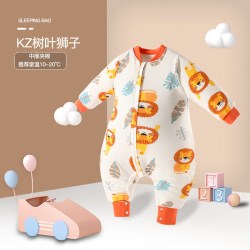 阳阳韩韩 婴儿睡袋 树叶狮子中厚款 100码