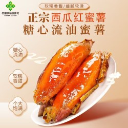 豫西臻选 5斤西瓜红蜜薯新鲜现挖软糯香甜皮薄无丝河南红心蜜薯