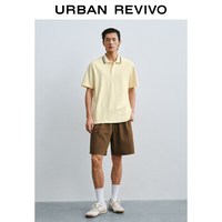 URBAN REVIVO UMM460077 撞色条纹 POLO衫