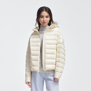 波司登 90鹅绒 连帽短款羽绒服 女士