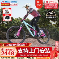 喜德盛 野马软尾山地车自行车 冰釉玫 【青春版】 14.5寸