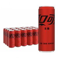88VIP：可口可乐 无糖汽水330ml*24罐