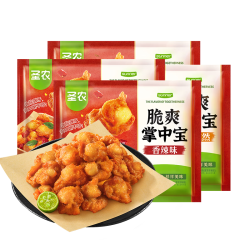 圣农 脆爽掌中宝（香辣+孜然）200g*4