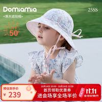 DOMIAMIA 婴儿双面遮阳帽 遮阳帽-伊莎花屿 M