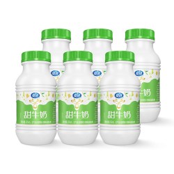 夏进 甜牛奶195ml*6瓶好喝下午茶美味小瓶尝鲜装